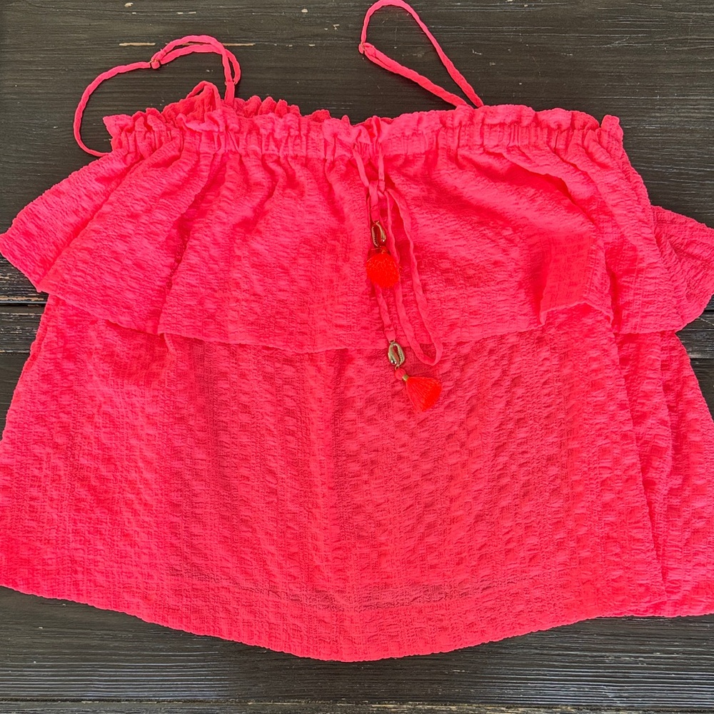 Lilly Pulitzer XL spaghetti strap Bright Pink tank